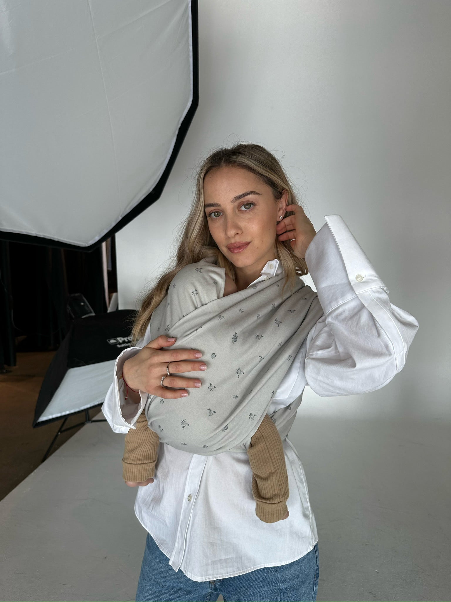 Lamer X Fabric Carrier - Stone Flower