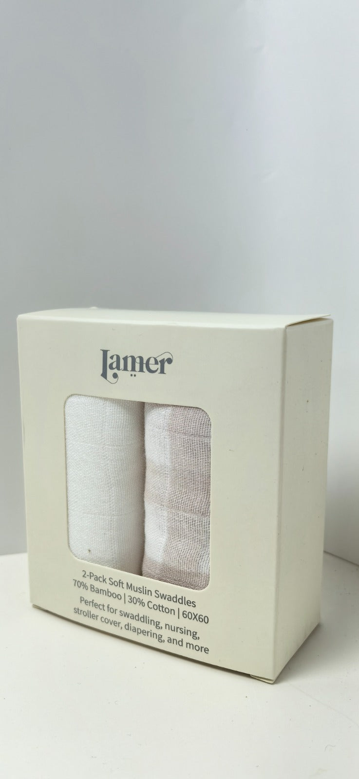 Premium Bamboo Tetra Muslin Swaddle 60*60